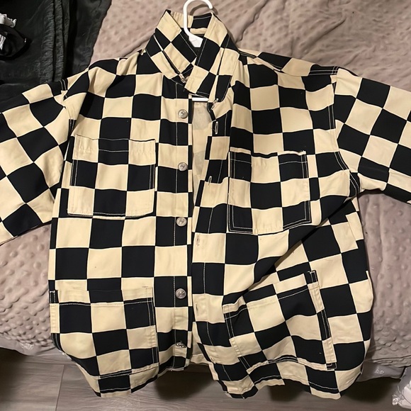 ジャケット・アウター 2pattern Checked Jacket - type B Mastermind Checkered Track Jacket – WEIV -Los Angeles